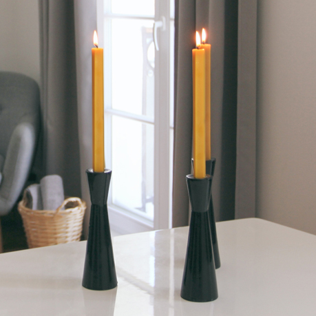 Beeswax taper candles